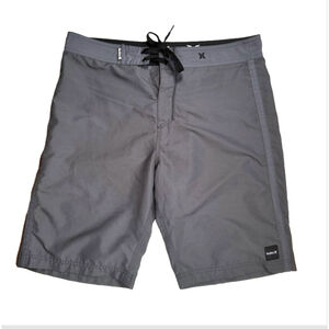 Men's Hurley Board Shorts Size 33 Gray
